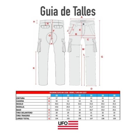 Pantalón cargo para hombre UFO Pilgrim Beige Beige