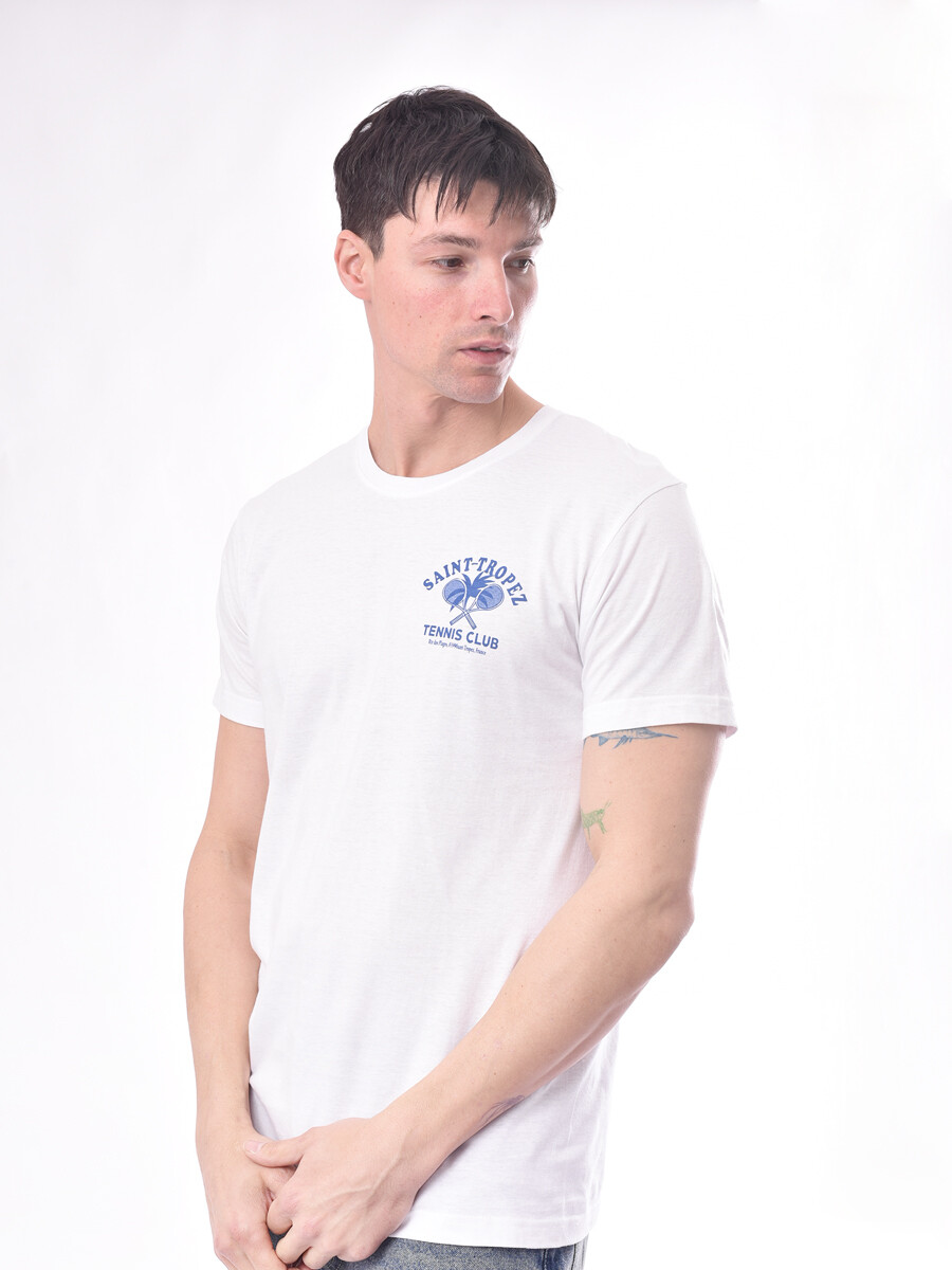 REMERA TROPEZ - BLANCO 