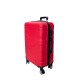 Juego Set Valijas Fibra x3 Rojo