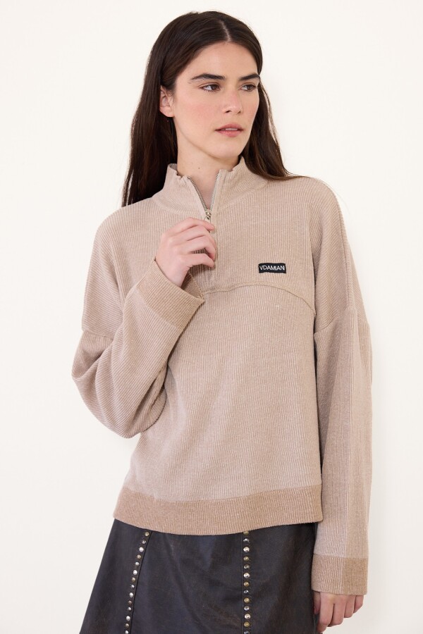 Sweater Label Unit Beige