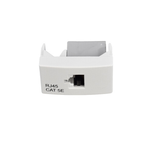 Mód. toma computación RJ45 cat. 5E blanco blister RO2018