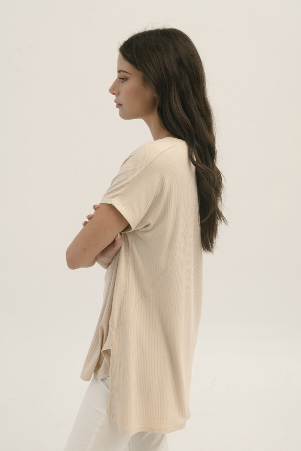 REMERA OVERSIZE BEIGE