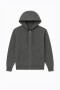 Campera con capucha y bolsillo GRIS