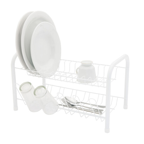 Escurridor para platos 2 pisos blanco Martinazzo Escurridor para platos 2 pisos blanco Martinazzo