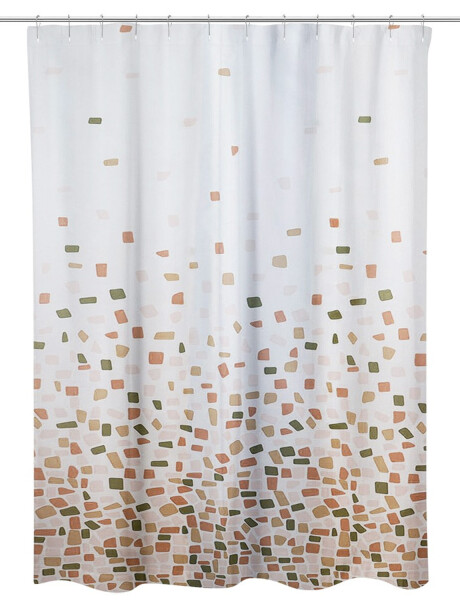 Cortina de baño Amalfi recubierta de teflón impermeable 180 x 180cm Diseño 12
