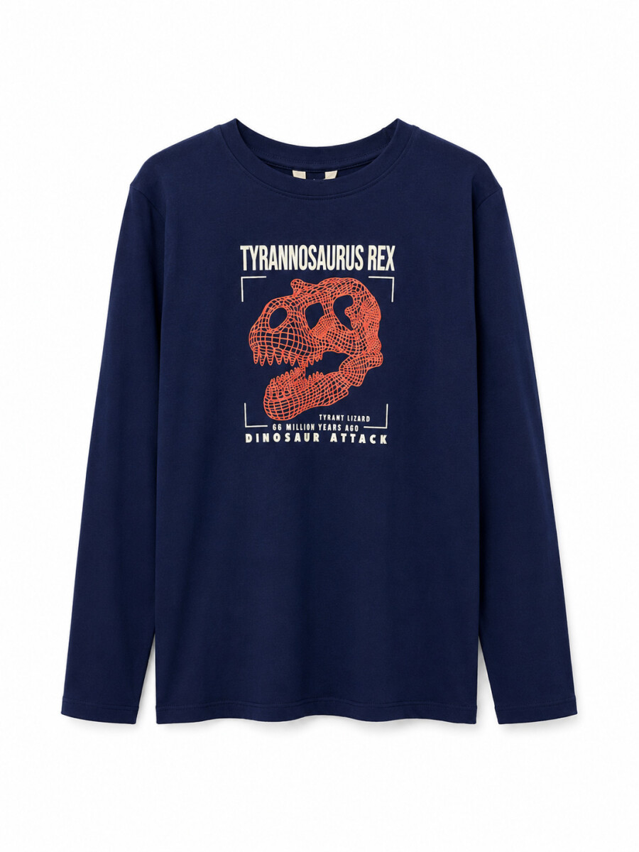 REMERA GAME - AZUL OSCURO 