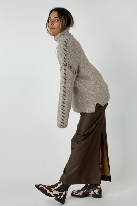 POLLERA ELVIRA Marron