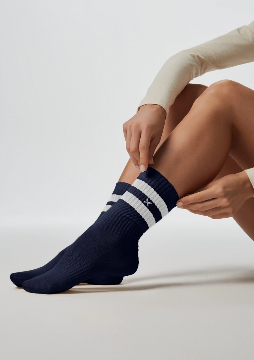 MEDIAS UNISEX CON ESTAMPA - AZUL 