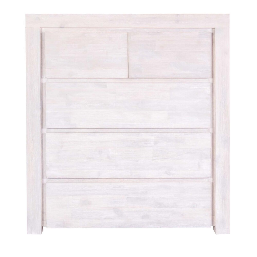 COMODA 5 CAJONES MADERA-ACACIA NATURAL-BEIGE NEWPORT