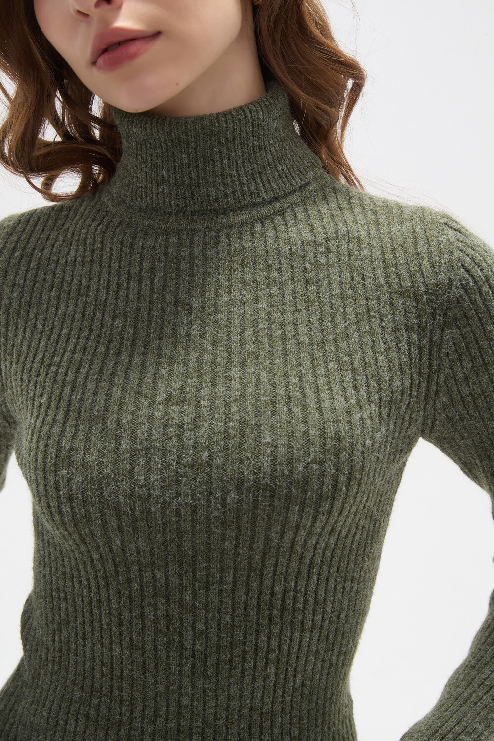 Polera Elizabet Verde Melange