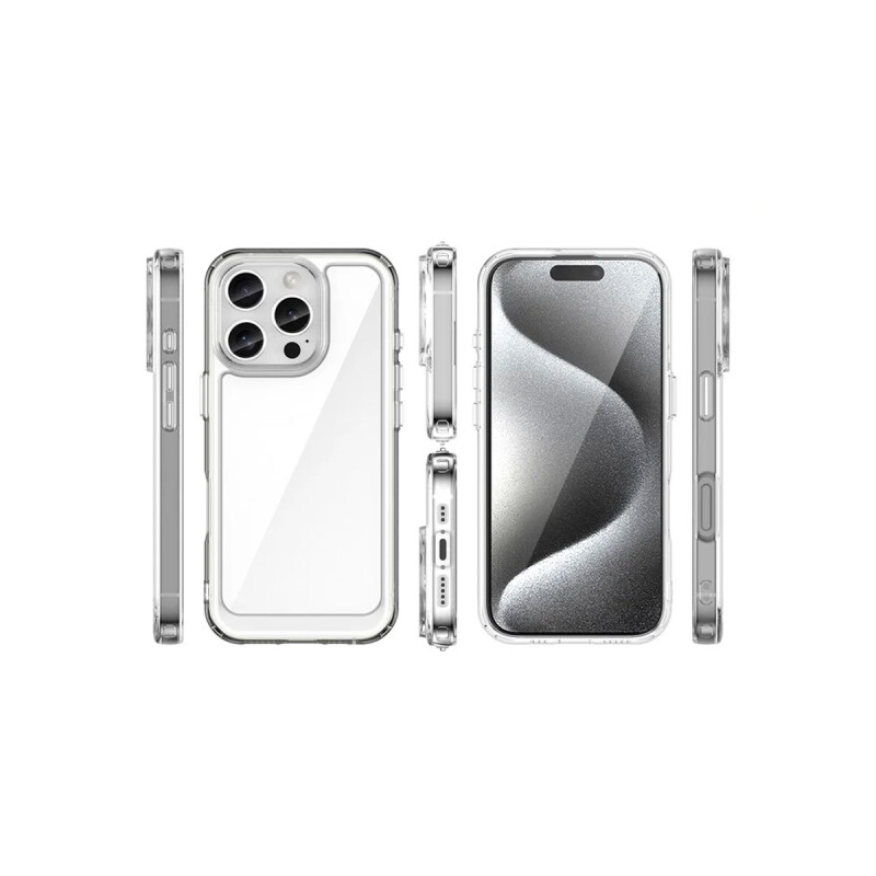 Protector para iPhone 16 Pro rígido transparente Protector Para Iphone 16 Pro Rígido Transparente