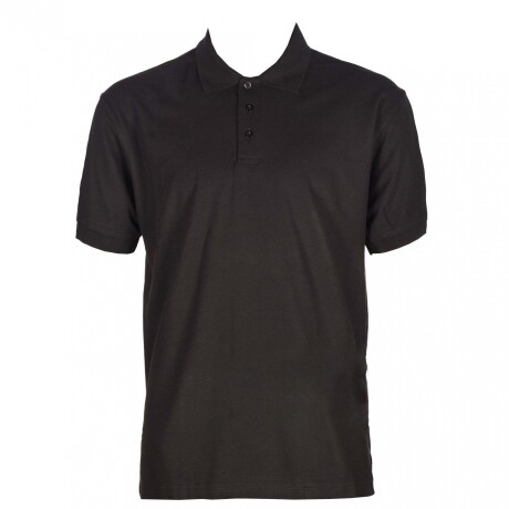 Remera Polo Plus / Talles Grandes Negro