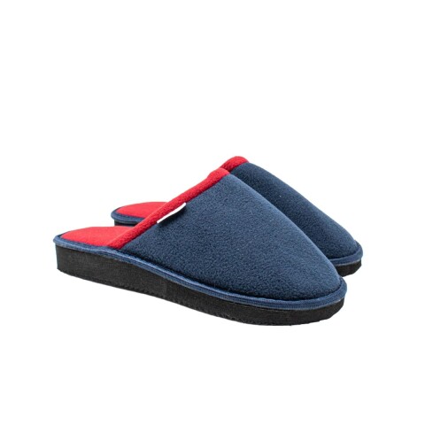 PANTUFLA 35-40 AZUL/ROJO