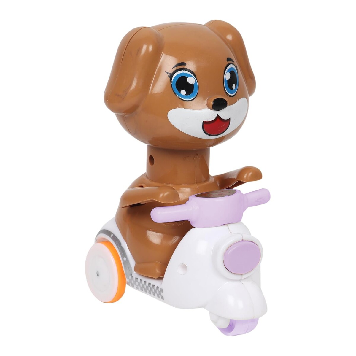 Juguete Interactivo Animales Moto A Fricción Infantil Niños - Variante Modelo Perro Lila 