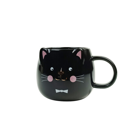 Taza De Cerámica Gatito Negro