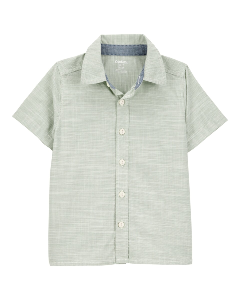 Camisa de popelina, verde 