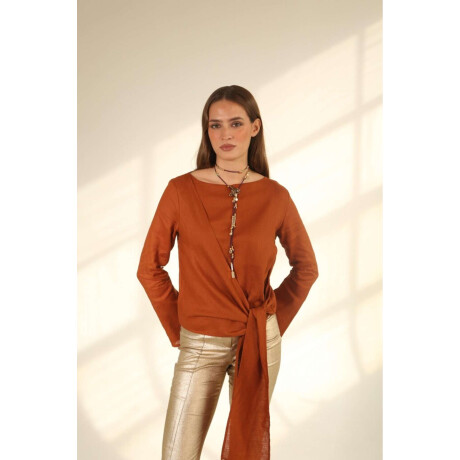 Blusa Libélula Ladrillo