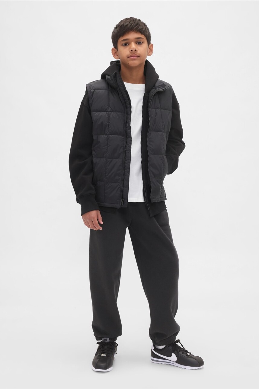 Chaleco Lightweight Puffer Niño Black
