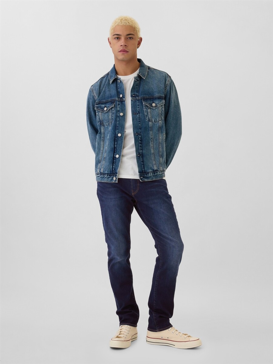 Jean Athletic Slim Hombre - Dark Wash 
