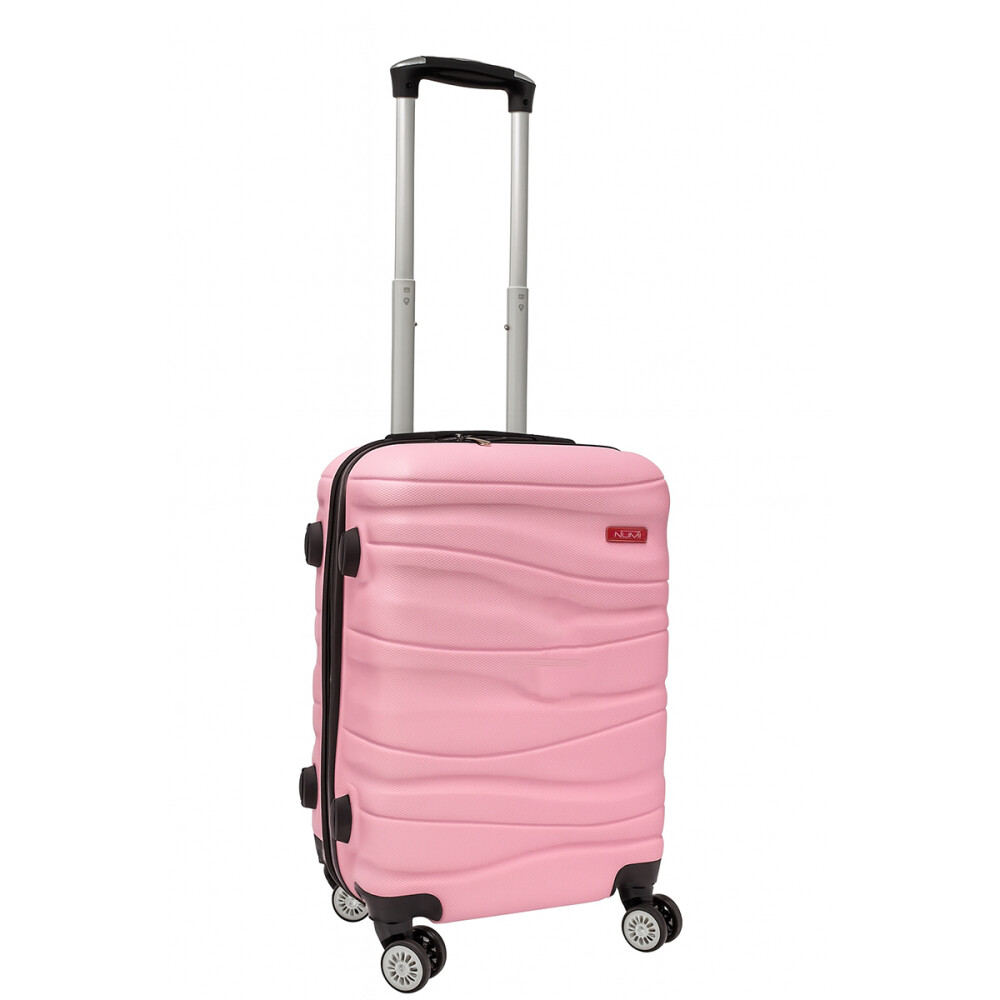 Valija Rigida Carry On Con Mango Telescopico Rosa