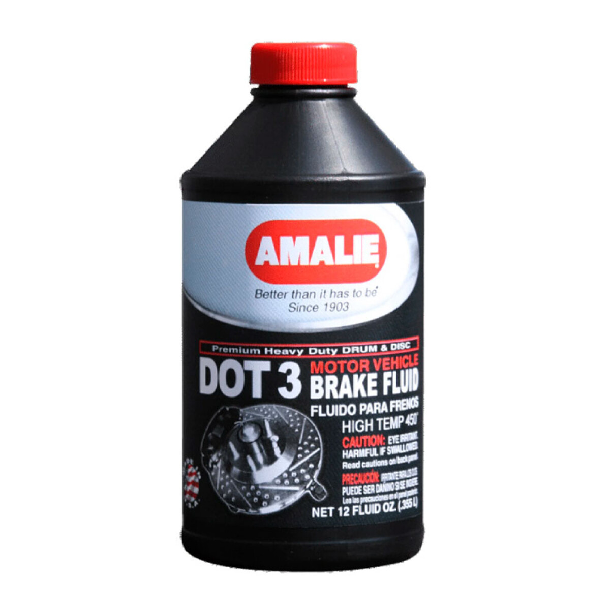 QUIMICOS VARIOS - LIQUIDO FRENO 355CC. DOT.3 AMALIE MOTOR OIL 