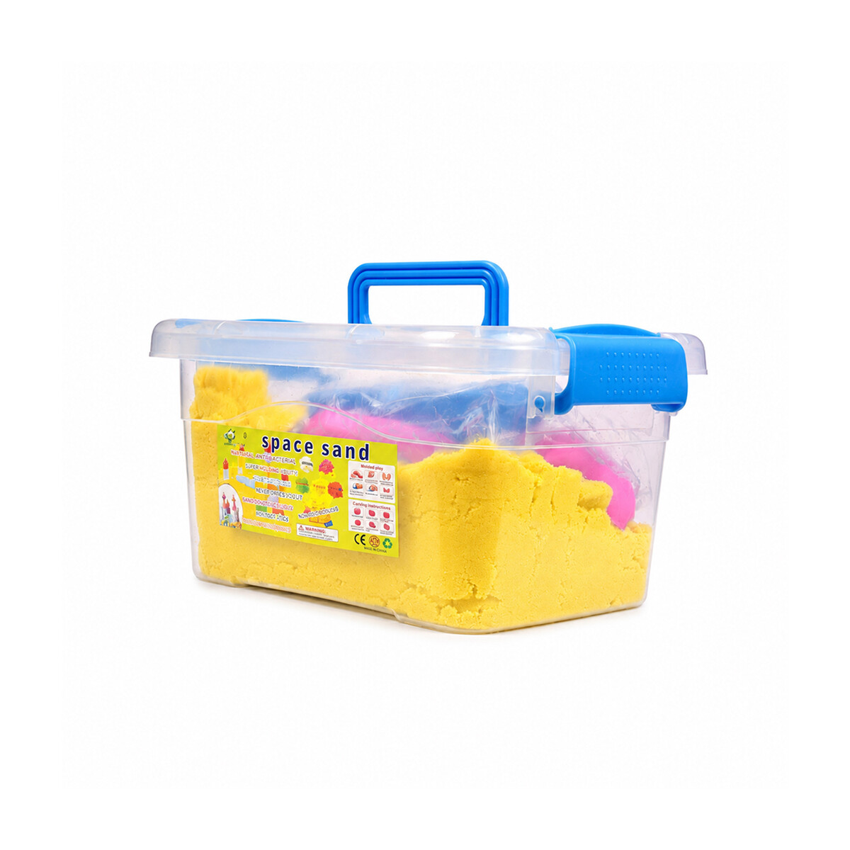 Set de arena mágica con accesorios - Amarillo 