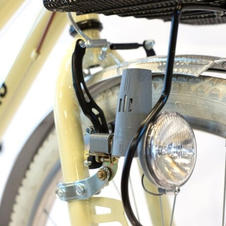 Bicicleta de Paseo Aluminio C/canasto R26 7V Crema 001