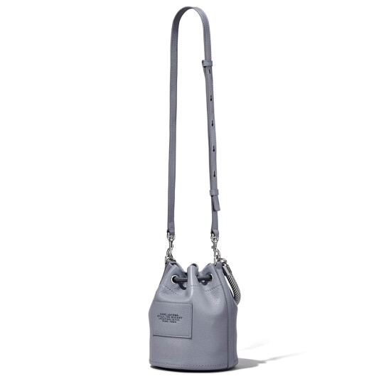 MARC JACOBS -THE LEATHER BUCKET BAG Gris