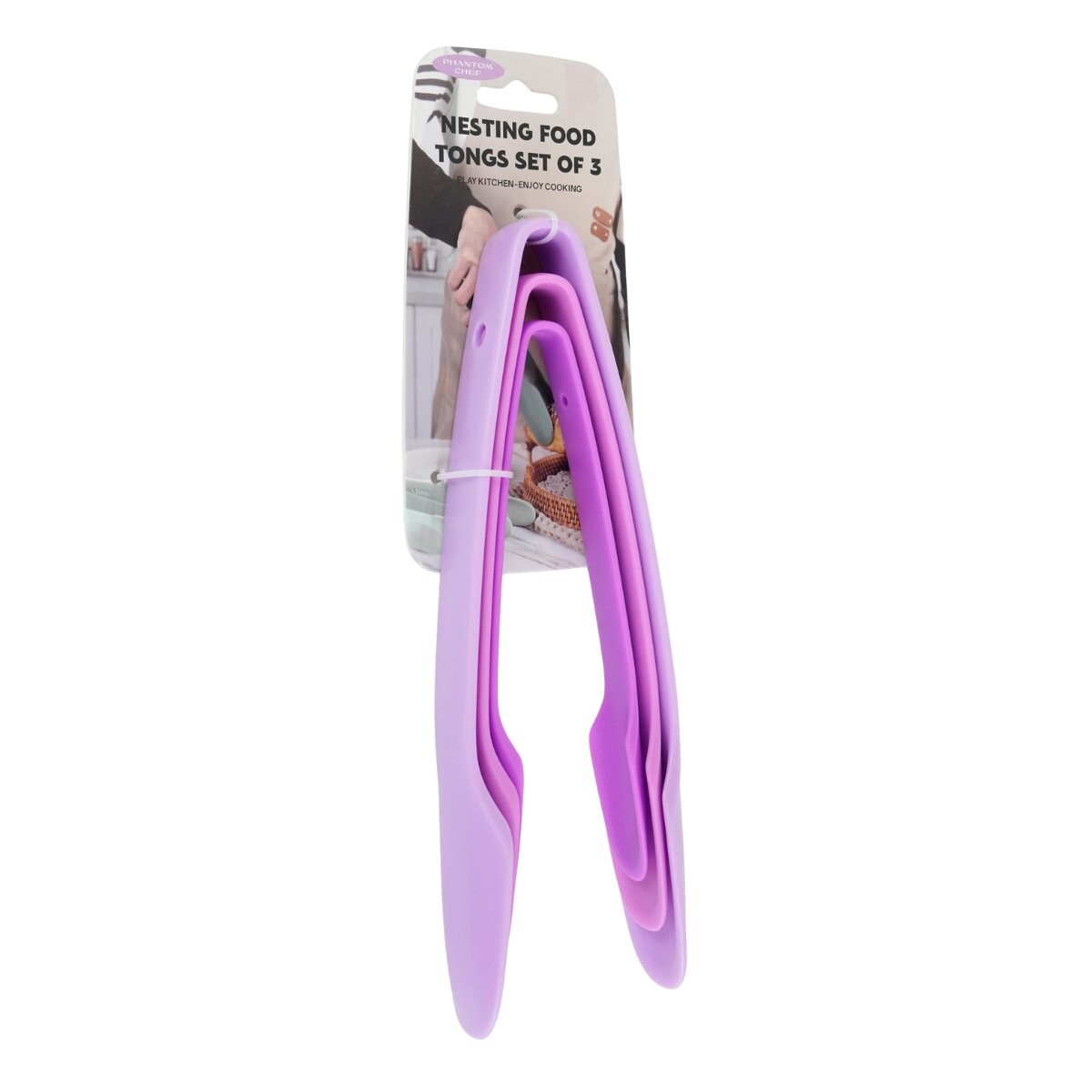Set de 3 pinzas de cocina 