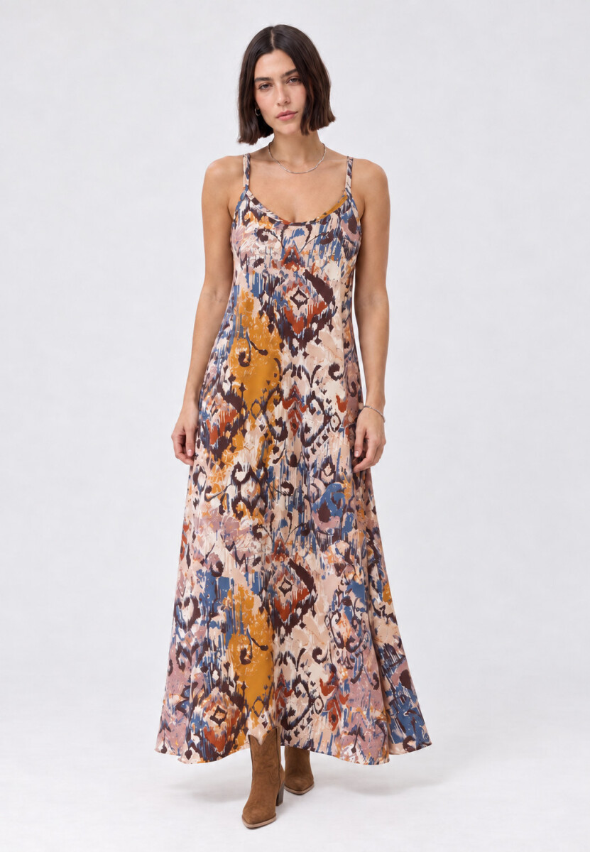 Vestido - Estampado Chocolate 