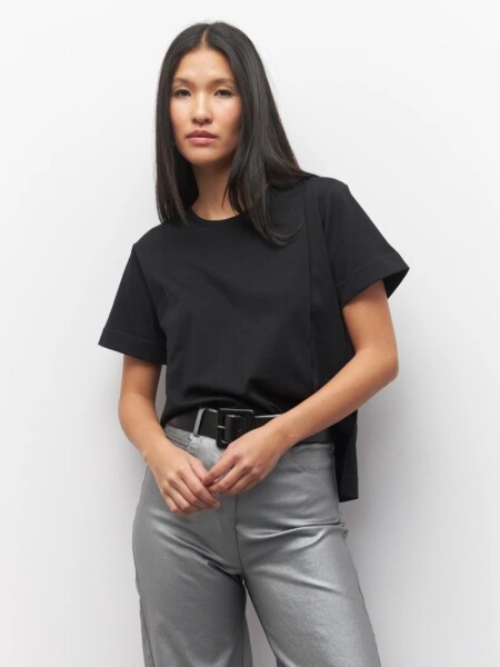 T-SHIRT D.CASSIN PADELLA NEGRO