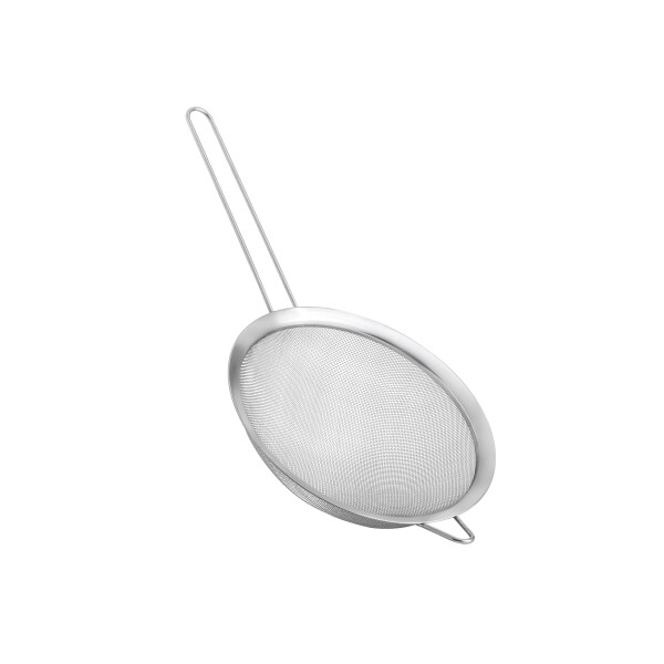 COLADOR DE ACERO INOXIDABLE 20 CM. PLATA