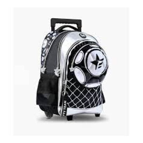 MOCHILA CARRO FUTBOL RED CON LUZ LED FOOTY - NEGRO/GRIS MOCHILA CARRO FUTBOL RED CON LUZ LED FOOTY - NEGRO/GRIS