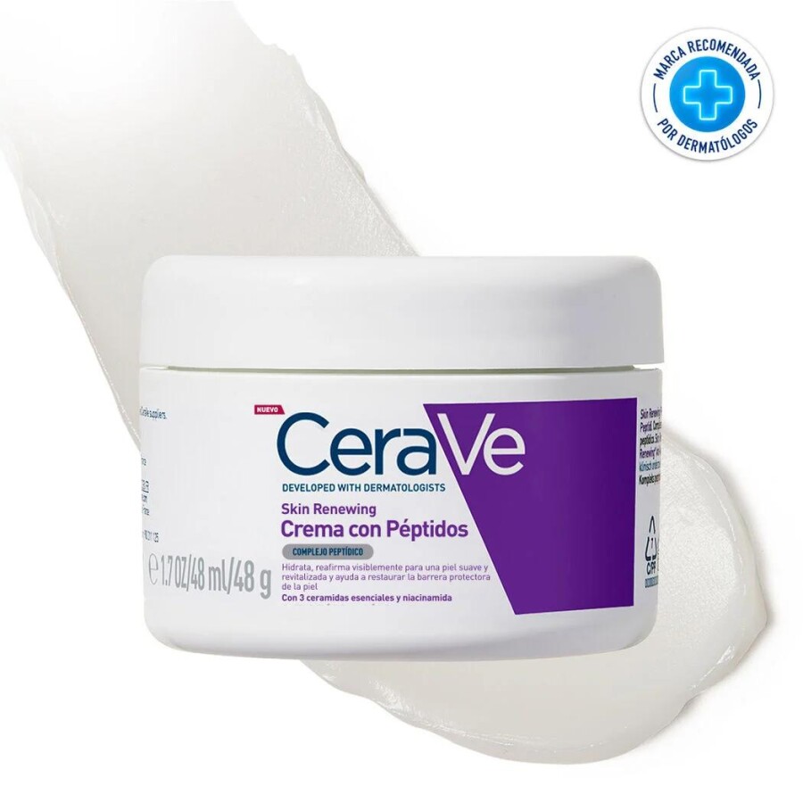 Crema Facial Péptidos Reafirmante Hidratación 48 h - CeraVe Crema Facial Péptidos Reafirmante Hidratación 48 h - CeraVe