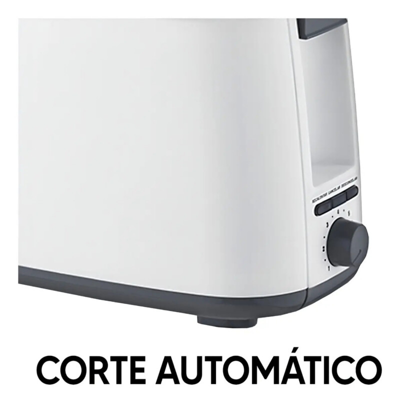Tostadora Punktal 4 Panes 1400W 7 Niveles Blanca Tostadora Punktal 4 Panes 1400W 7 Niveles Blanca