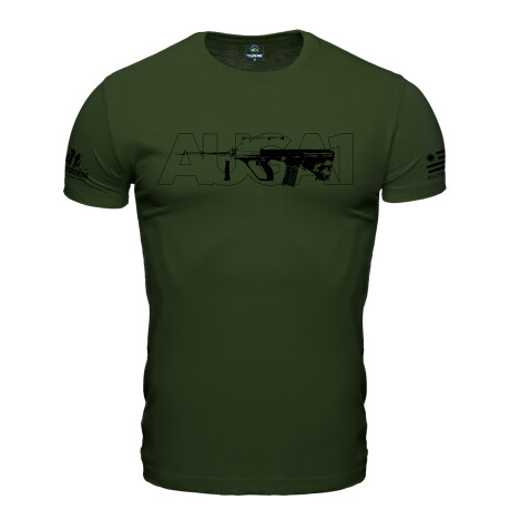 Remera manga corta Steyr AUG A1 Verde