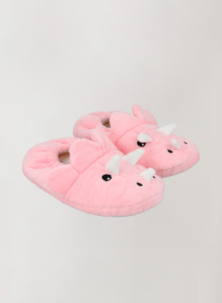 Pantufla dinosaurio Rosado