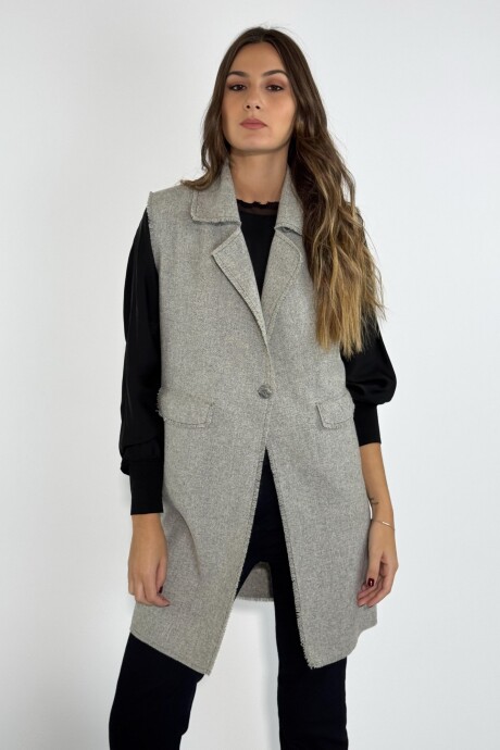 CHALECO MERINA Gris