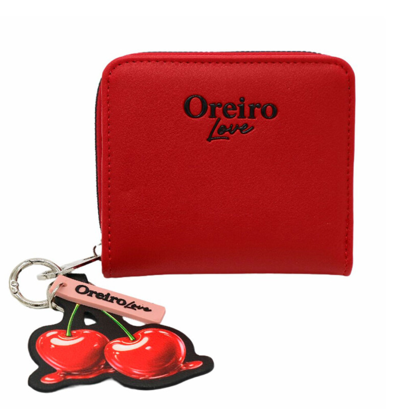 Billetera Las Oreiro Love Rojo