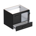 MUEBLE BAÑO MODELO MANACA NEGRO SIN TAPA - 60 CM Mueble Baño Modelo Manaca Negro Sin Tapa - 60 Cm