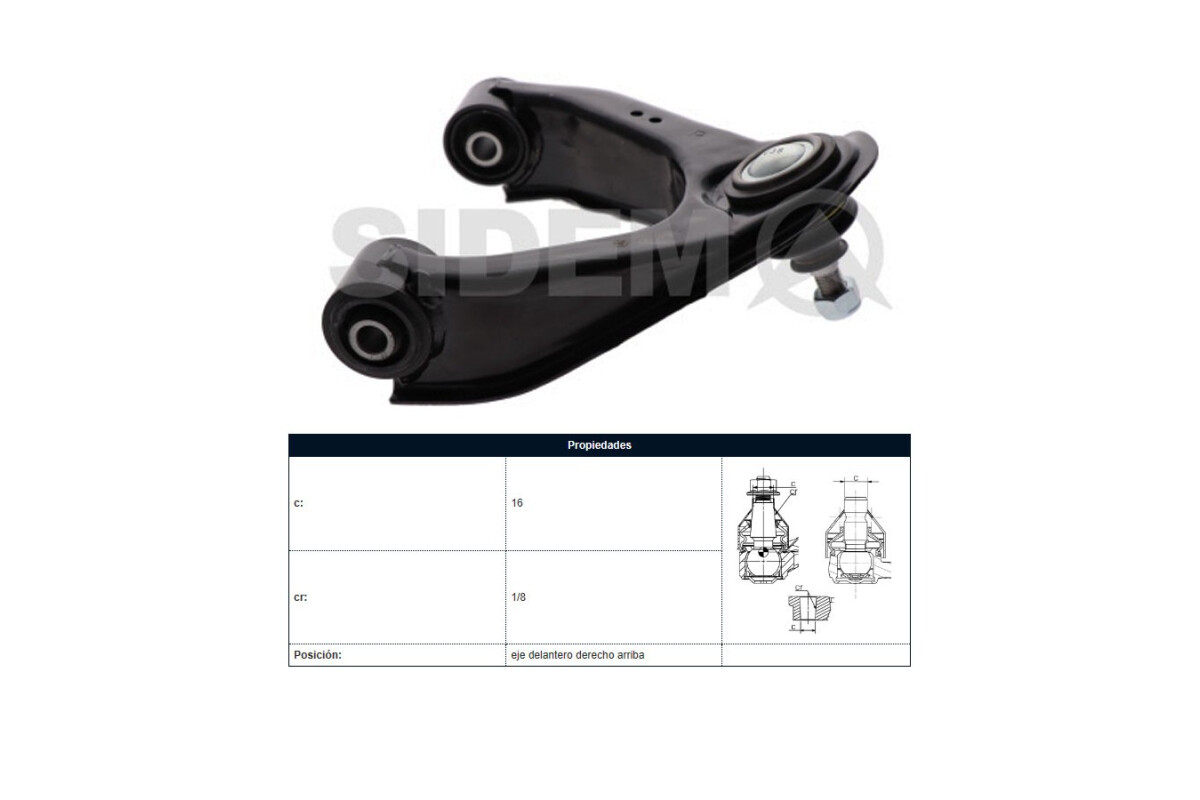 Parilla De Suspension Delantera Nissan D22 96-25 Izq Parilla De Suspension Delantera Nissan D22 96-25 Izq