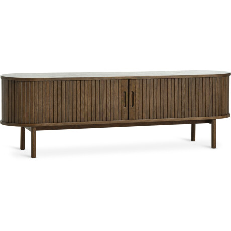 Mueble TV LYNGVIG 160cm 2 puertas persi roble osc Marrón