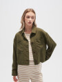 Chaqueta Minara Verde Oliva Oscuro