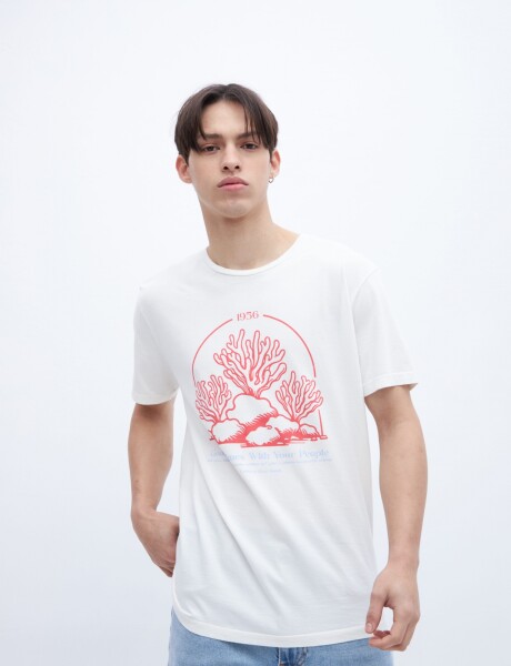 Remera Gunnar Off white