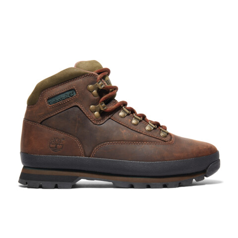 Botas Euro Hiker Mid Lace Up Hombre Brown
