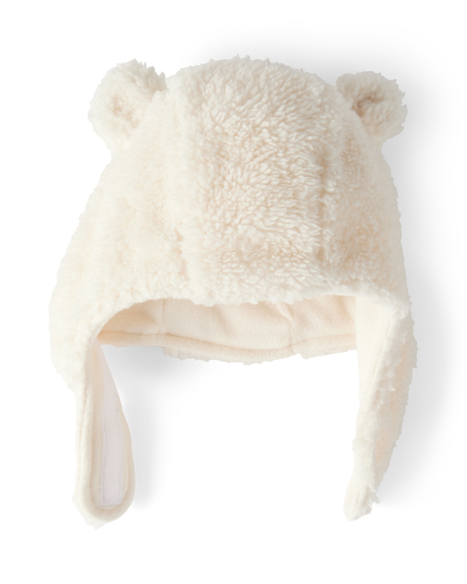 Gorro con orejas y mitones de sherpa Gorro con orejas y mitones de sherpa