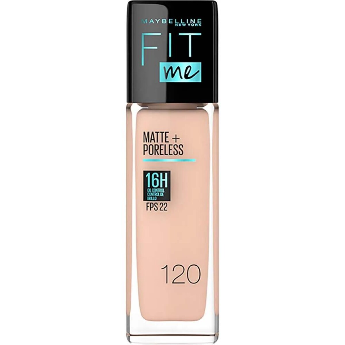 Base Líquida Fit Me Matte + Poreless 120 FPS 22 - Maybelline 