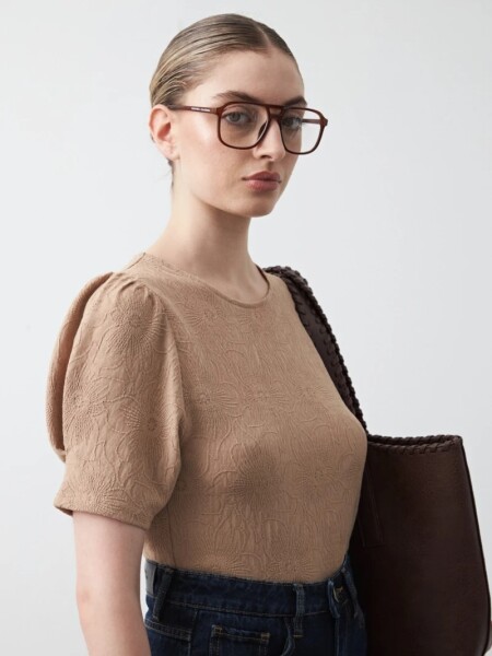 BLUZA D.CASSIN TOKUSHIMA BEIGE