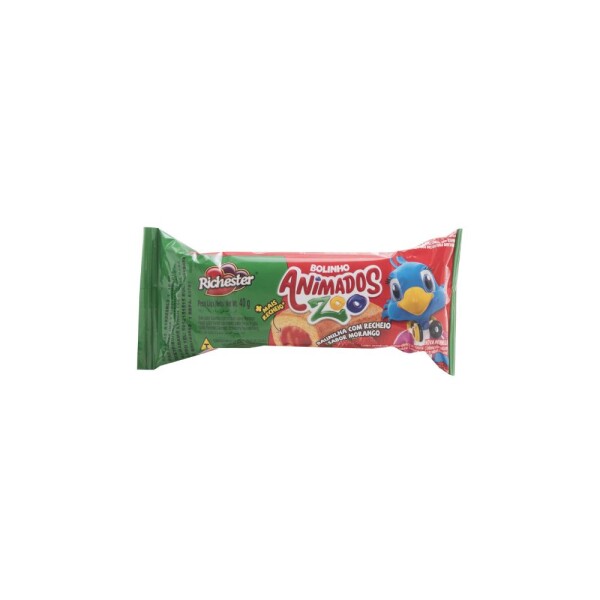 Richester Anim Zoo Budín Relleno Morango 40g Richester Anim Zoo Budín Relleno Morango 40g
