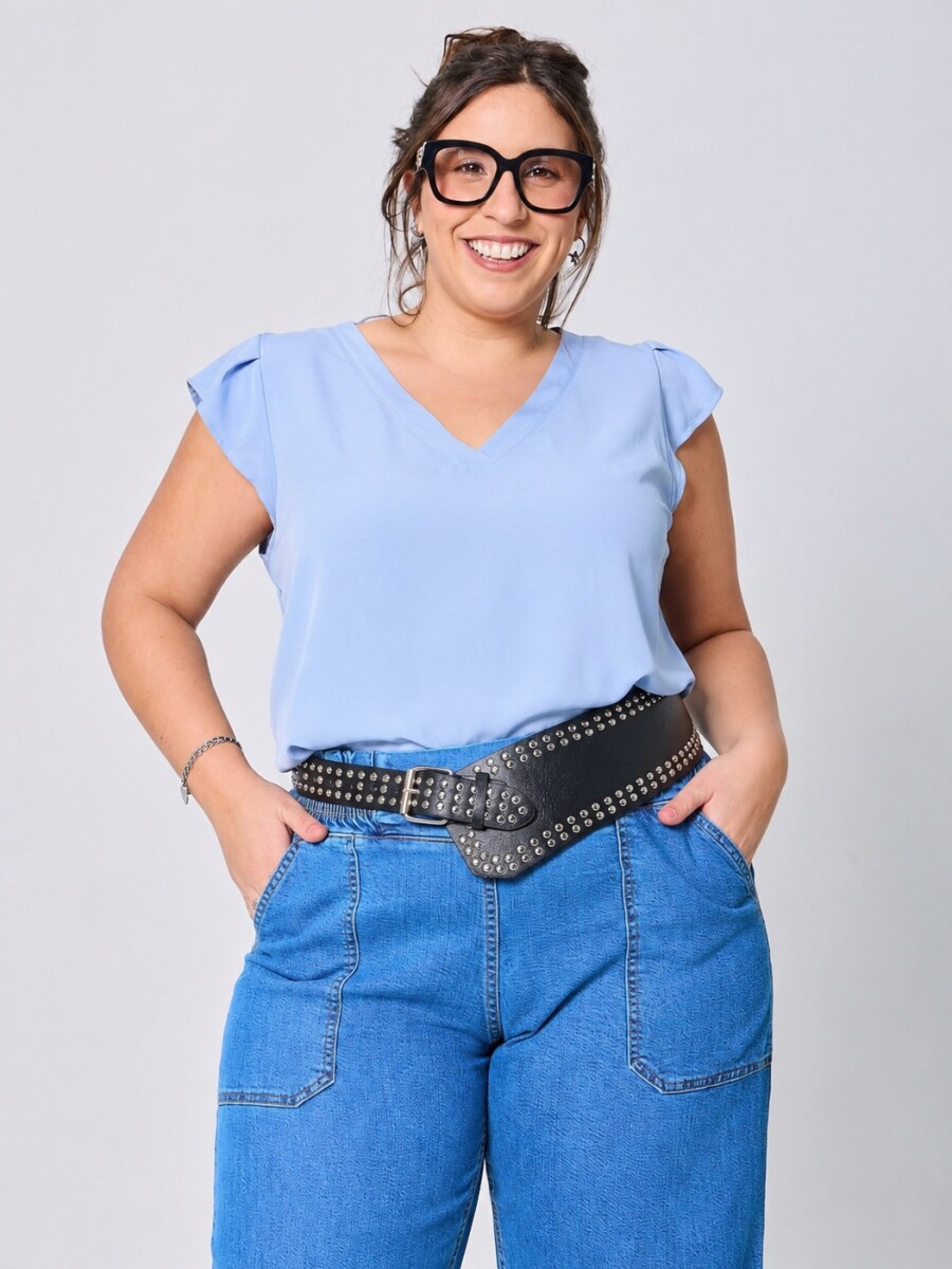 Blusa Beti celeste